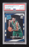 Jayson Tatum 2017 Panini Donruss Optic RR #198 RC (PSA 10) at PristineAuction.com