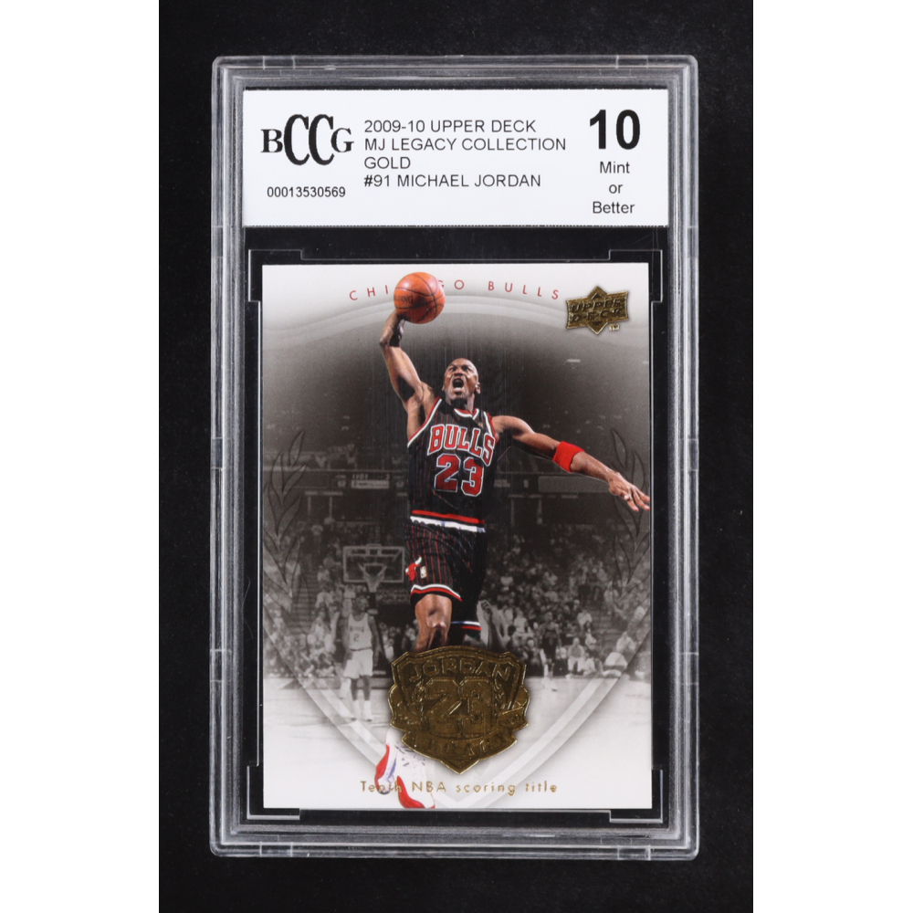 Michael Jordan 2009-10 Upper Deck Michael Jordan Legacy Collection Gold #91 (BCCG 10) at PristineAuction.com