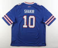 Khalil Shakir Signed Bills Nike Authentic Jersey Inscribed "Clutch Catch King!" (Beckett) at PristineAuction.com