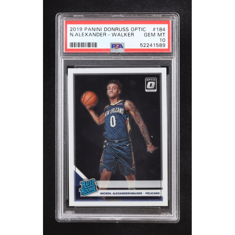 Nickeil Alexander-Walker 2019-20 Panini Donruss Optic RR #184 RC (PSA 10) at PristineAuction.com