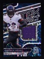 Derrick Henry 2024 Panini Spectra Max Impact Materials Neon Blue #12 #18/60 at PristineAuction.com