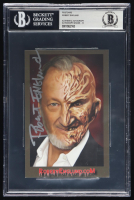Robert Englund Signed 4x6 Postcard (BGS) at PristineAuction.com