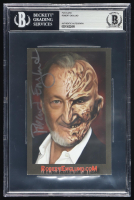 Robert Englund Signed 4x6 Postcard (BGS) at PristineAuction.com