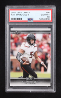 Patrick Mahomes II 2017 Leaf Draft #56 RC (PSA 10) at PristineAuction.com