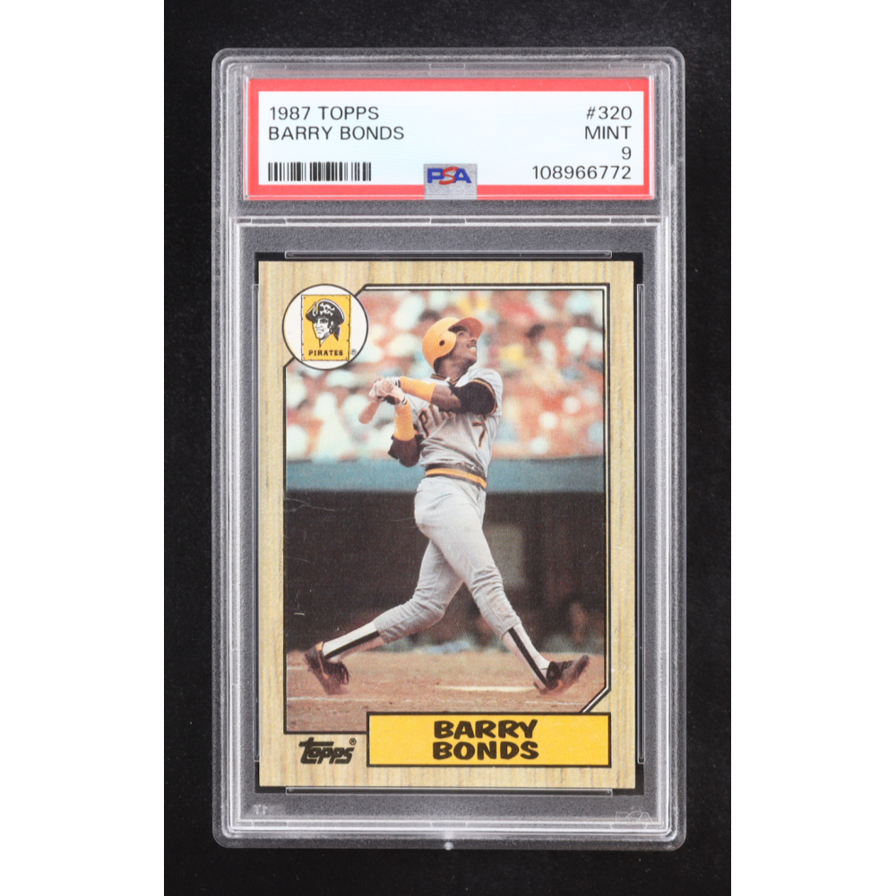 Barry Bonds 1987 Topps #320 RC (PSA 9) at PristineAuction.com