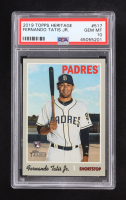 Fernando Tatis Jr. 2019 Topps Heritage #517 RC (PSA 10) at PristineAuction.com