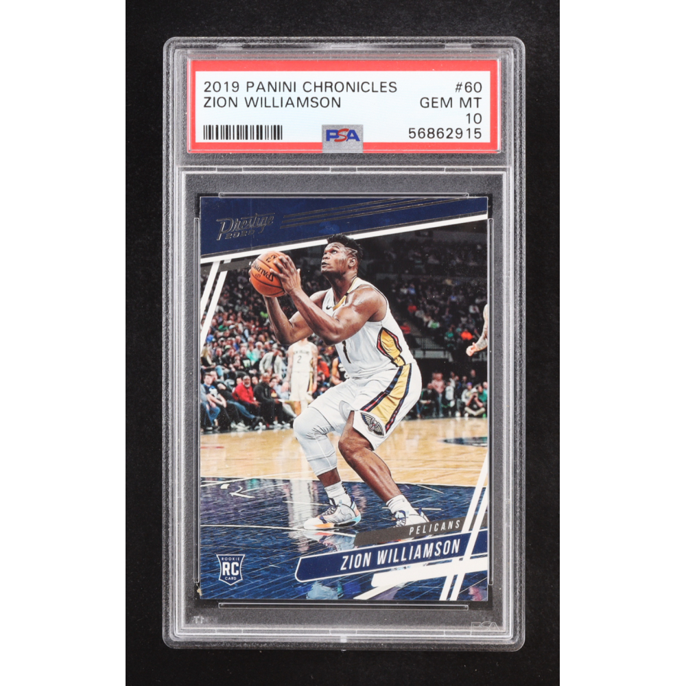 Zion Williamson 2019-20 Panini Chronicles Prestige #80 RC (PSA 10) at PristineAuction.com