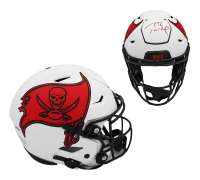 Tom Brady Signed Buccaneers Full-Size Authentic On-Field Lunar Eclipse Alternate Speedflex Helmet (Fanatics) at PristineAuction.com