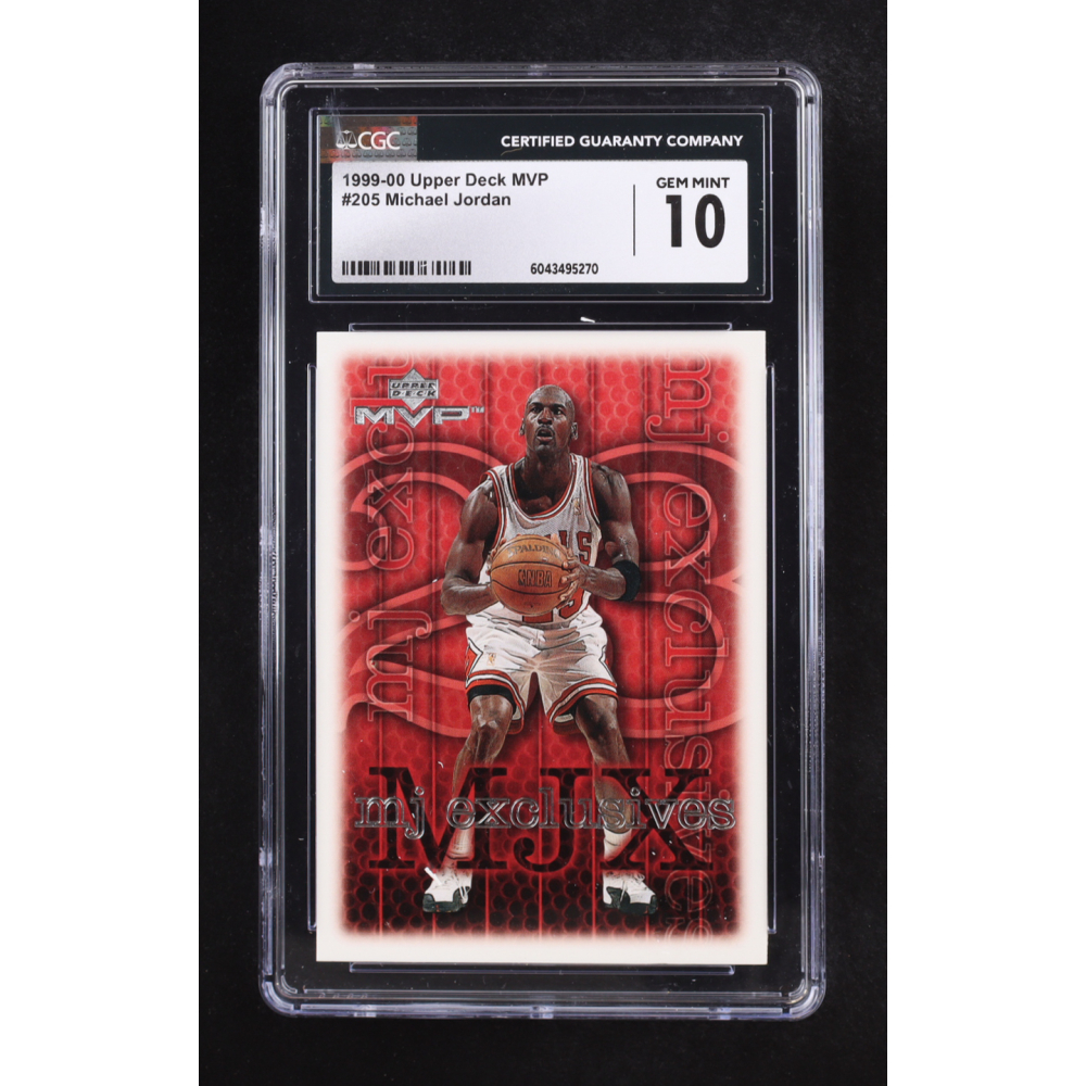 Michael Jordan 1999-00 Upper Deck MVP #205 (CGC 10) at PristineAuction.com