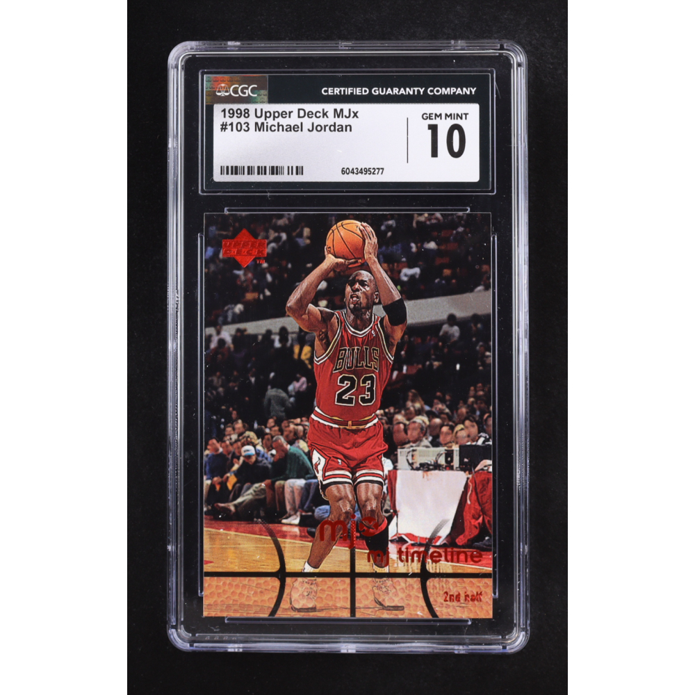 Michael Jordan 1998 Upper Deck MJx #103 (CGC 10) at PristineAuction.com