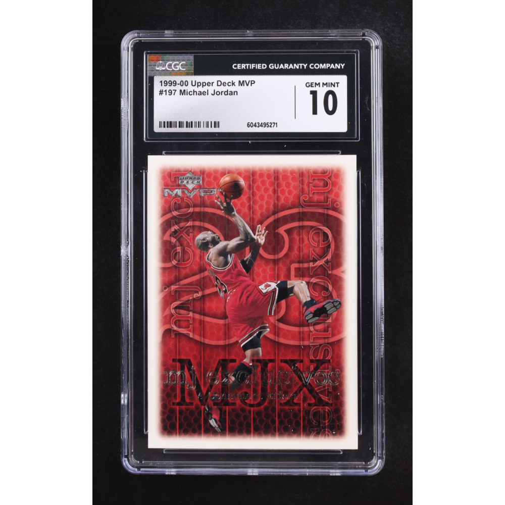 Michael Jordan 1999-00 Upper Deck MVP #197 (CGC 10) at PristineAuction.com