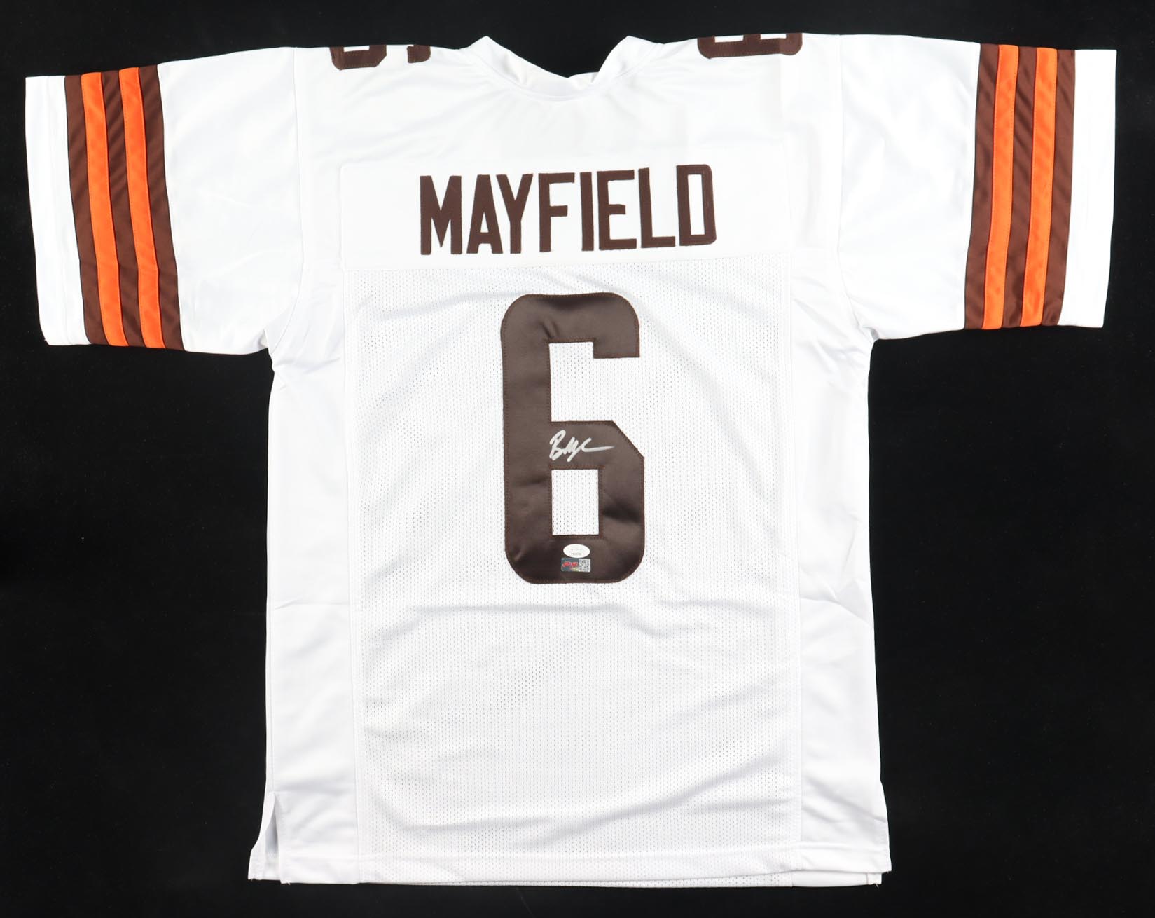Baker Mayfield Signed Jersey (JSA) at PristineAuction.com Baker Mayfield Signed Jersey (JSA) at PristineAuction.com