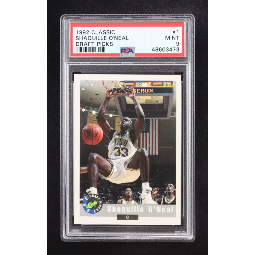 Shaquille O'Neal 1992-93 Draft Picks #1 RC (PSA 9) at PristineAuction.com