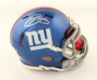 Odell Beckham Jr. Signed Giants Speed Mini Helmet With Visor (Beckett) at PristineAuction.com