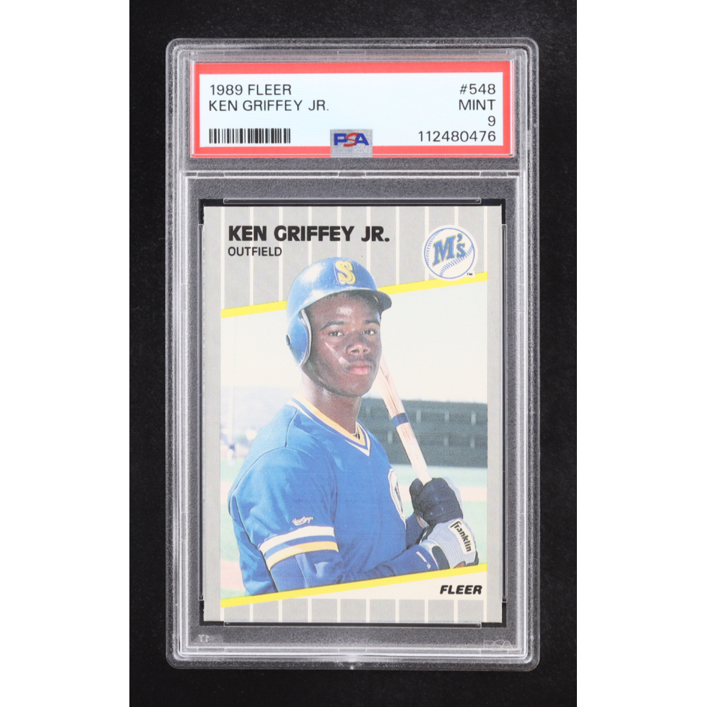 Ken Griffey Jr. 1989 Fleer #548 RC (PSA 9) at PristineAuction.com