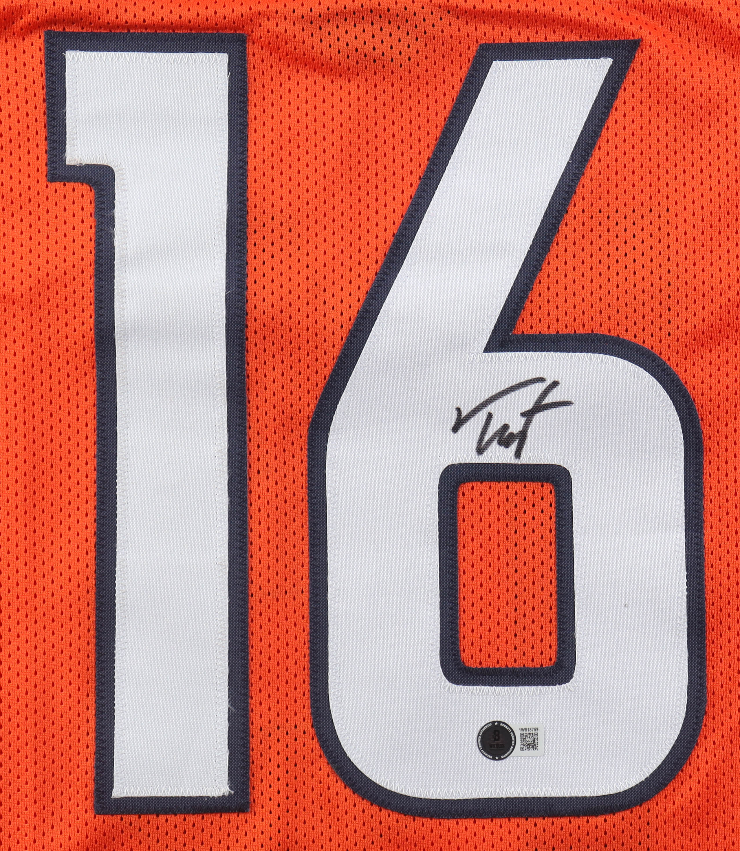 Troy Franklin Signed Jersey (Beckett) at PristineAuction.com Troy Franklin Signed Jersey (Beckett) at PristineAuction.com