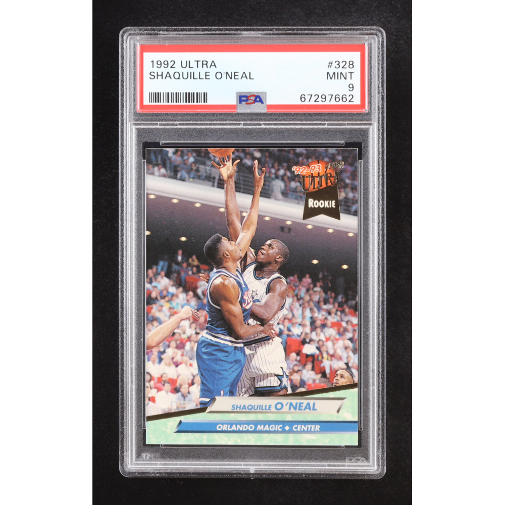 Shaquille O'Neal 1992-93 Fleer Ultra #328 RC (PSA 9) at PristineAuction.com