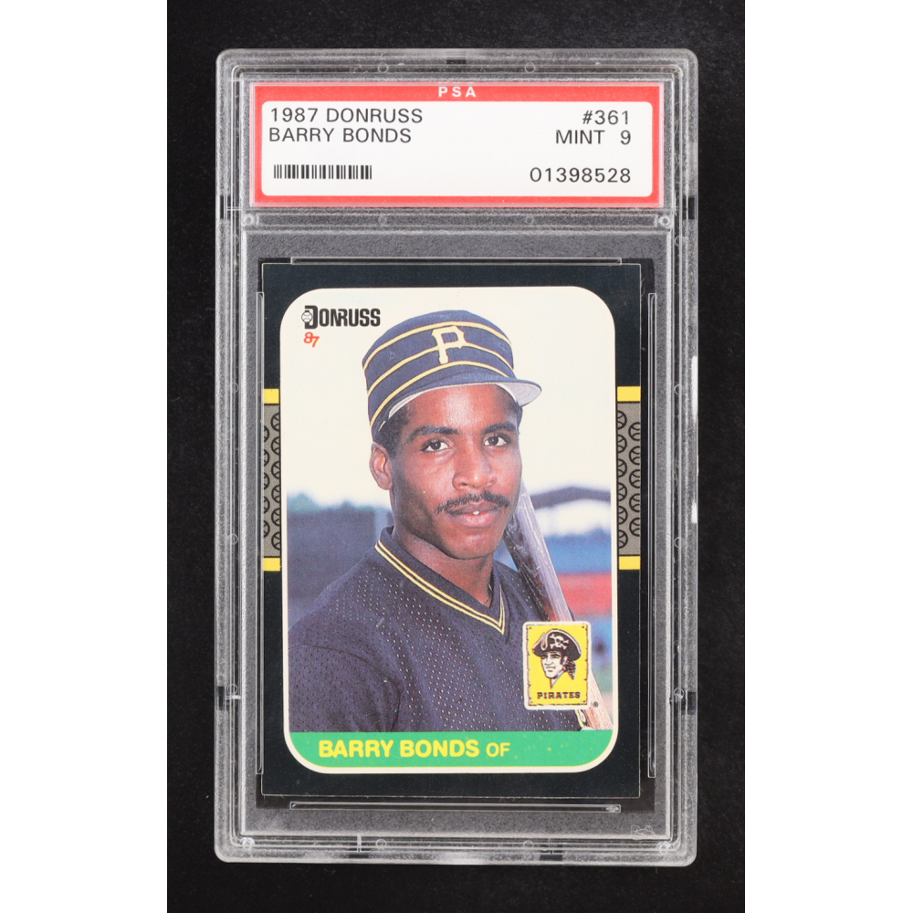 Barry Bonds 1987 Donruss #361 RC (PSA 9) at PristineAuction.com