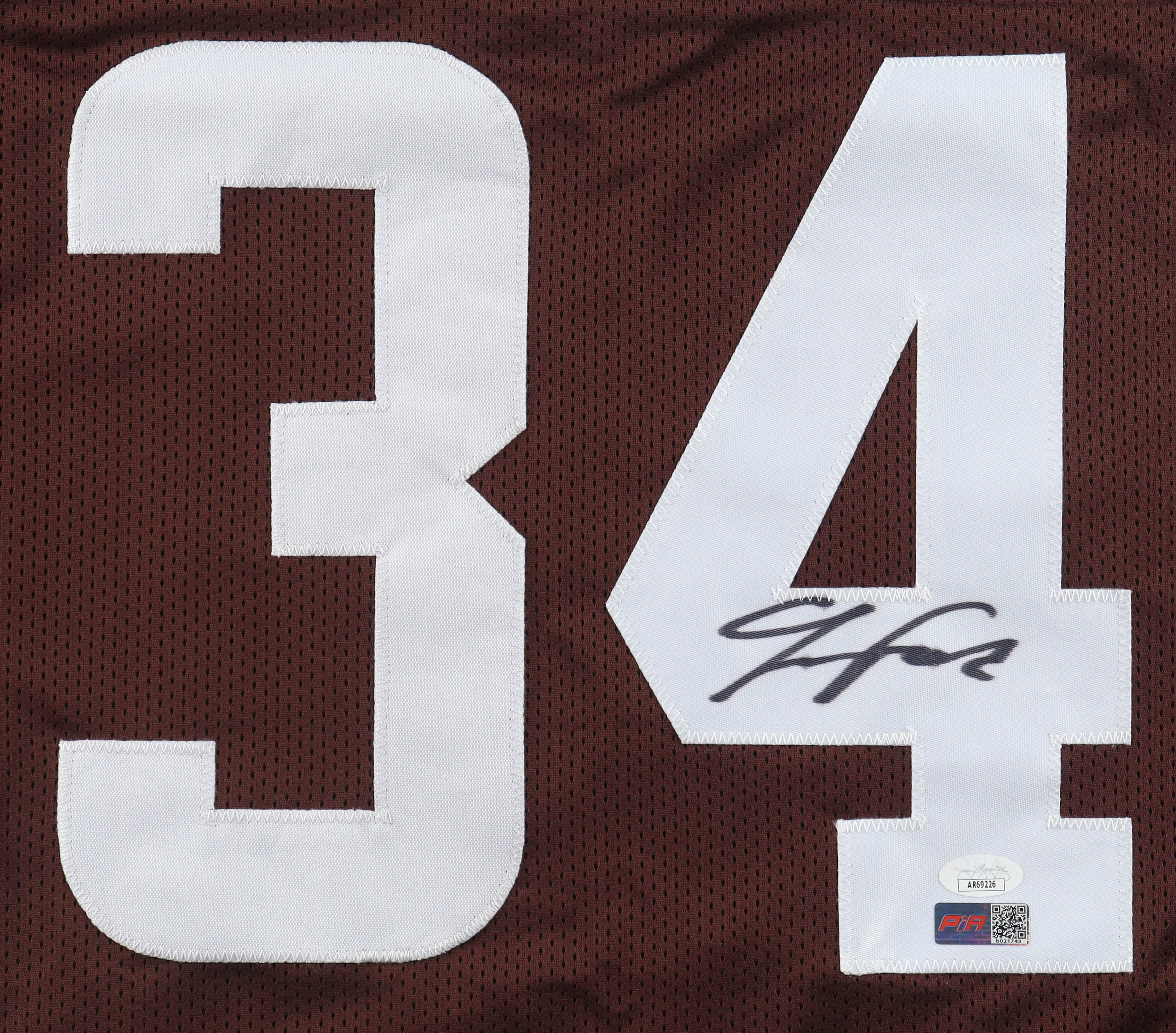 Jerome Ford Signed Jersey (JSA) at PristineAuction.com Jerome Ford Signed Jersey (JSA) at PristineAuction.com