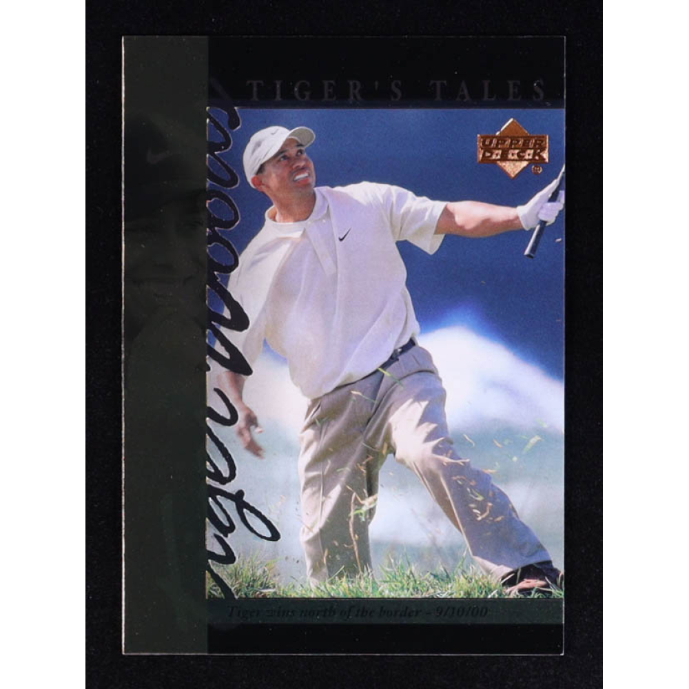 Tiger Woods 2001 Upper Deck Tiger's Tales #TT29 RC at PristineAuction.com