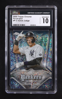 Aaron Judge 2022 Topps Chrome Club Plaques #P2 (CGC 10) at PristineAuction.com
