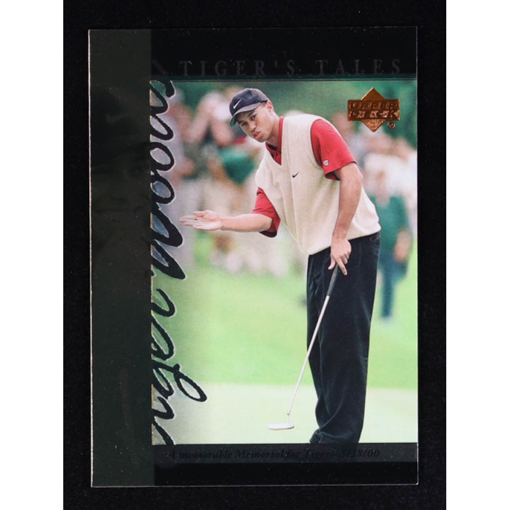 Tiger Woods 2001 Upper Deck Tiger's Tales #TT24 RC at PristineAuction.com