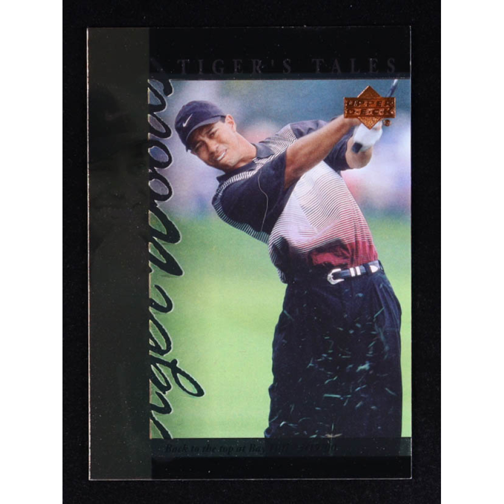 Tiger Woods 2001 Upper Deck Tiger's Tales #TT23 RC at PristineAuction.com