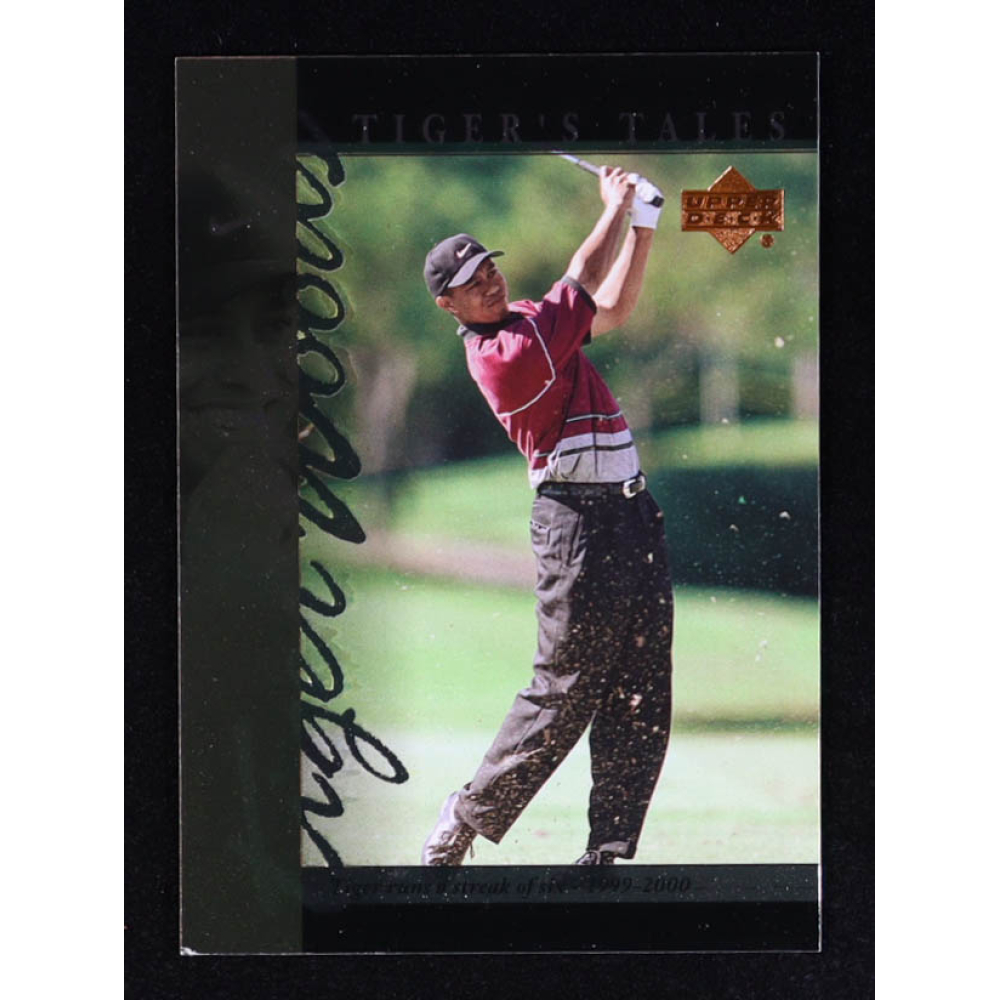 Tiger Woods 2001 Upper Deck Tiger's Tales #TT20 RC at PristineAuction.com