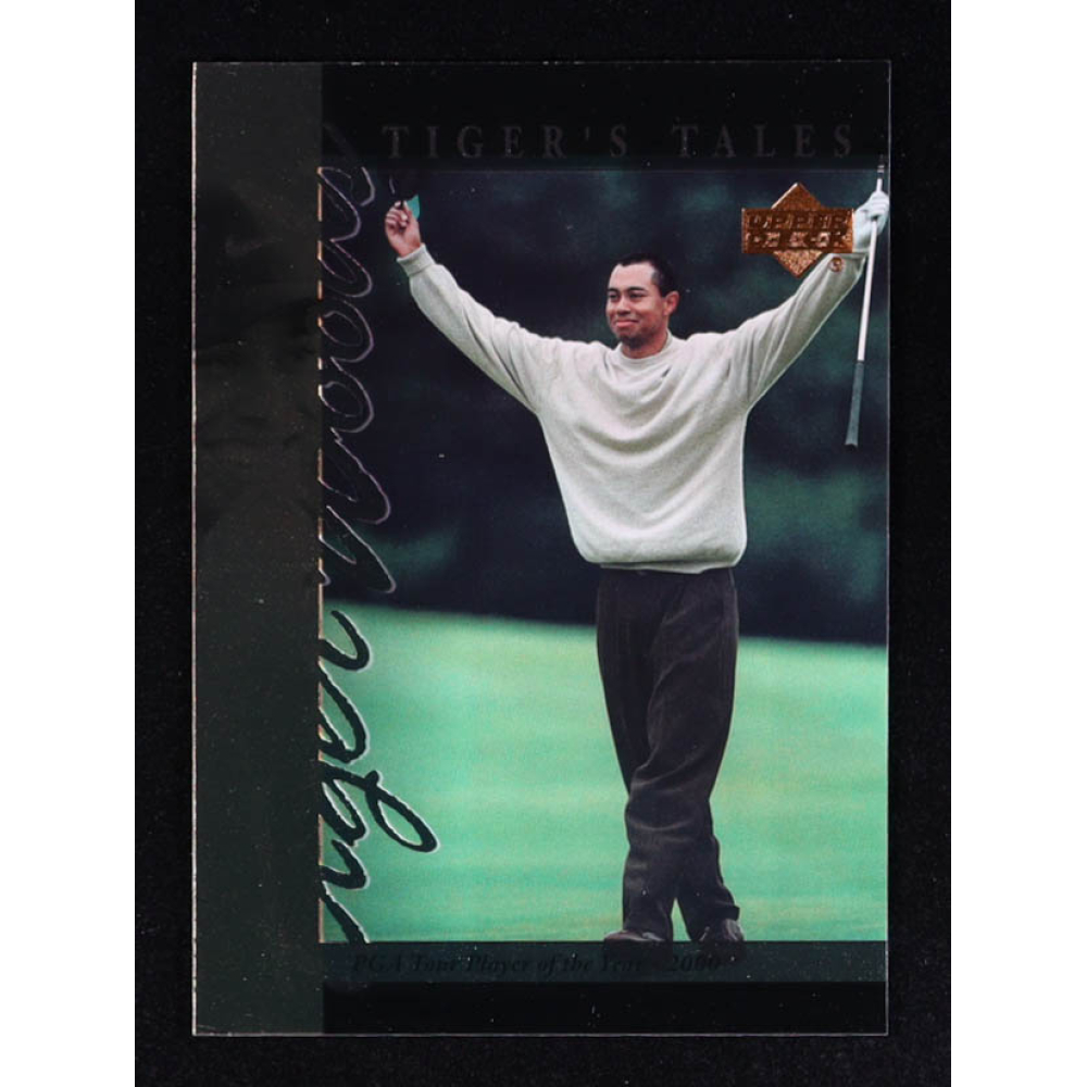 Tiger Woods 2001 Upper Deck Tiger's Tales #TT19 RC at PristineAuction.com
