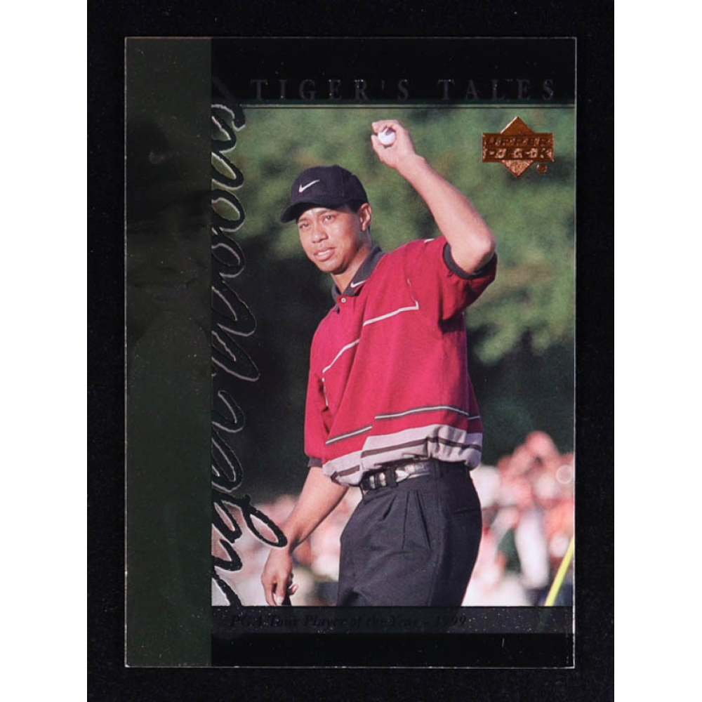 Tiger Woods 2001 Upper Deck Tiger's Tales #TT18 RC at PristineAuction.com