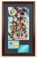 Disney's Tokyo Disneyland Custom Framed Art Display with 2001 Opening Day Coin at PristineAuction.com