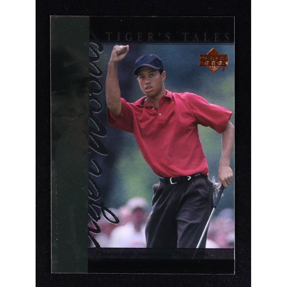 Tiger Woods 2001 Upper Deck Tiger's Tales #TT11 RC at PristineAuction.com