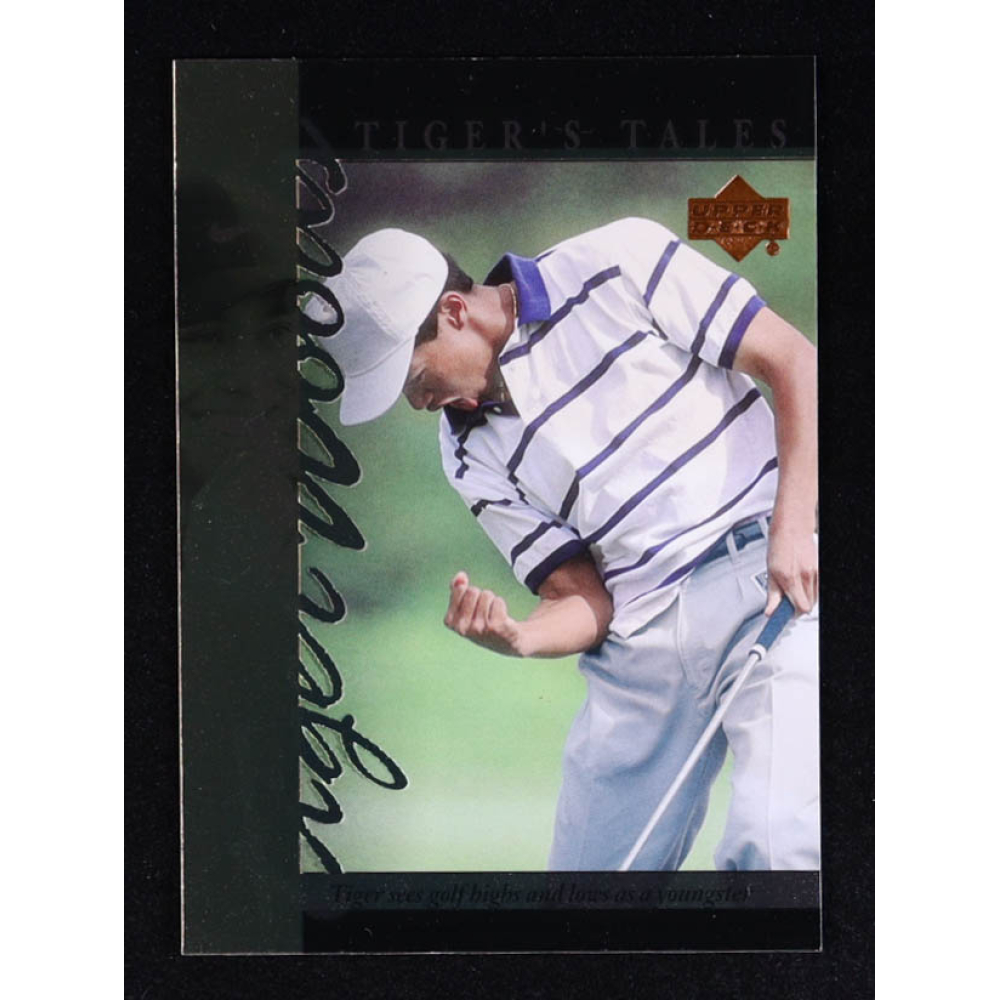 Tiger Woods 2001 Upper Deck Tiger's Tales #TT6 RC at PristineAuction.com