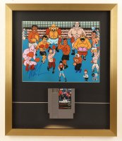 Mike Tyson Signed Custom Framed 1986 "Nintendo: Punch Out" Photo Display with "Nintendo: Punch Out" Cartridge (Tyson & PSA) at PristineAuction.com