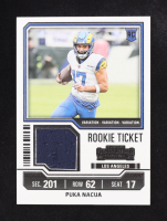 Puka Nacua 2023 Panini Contenders Rookie Ticket Swatches Variations #13 RC at PristineAuction.com