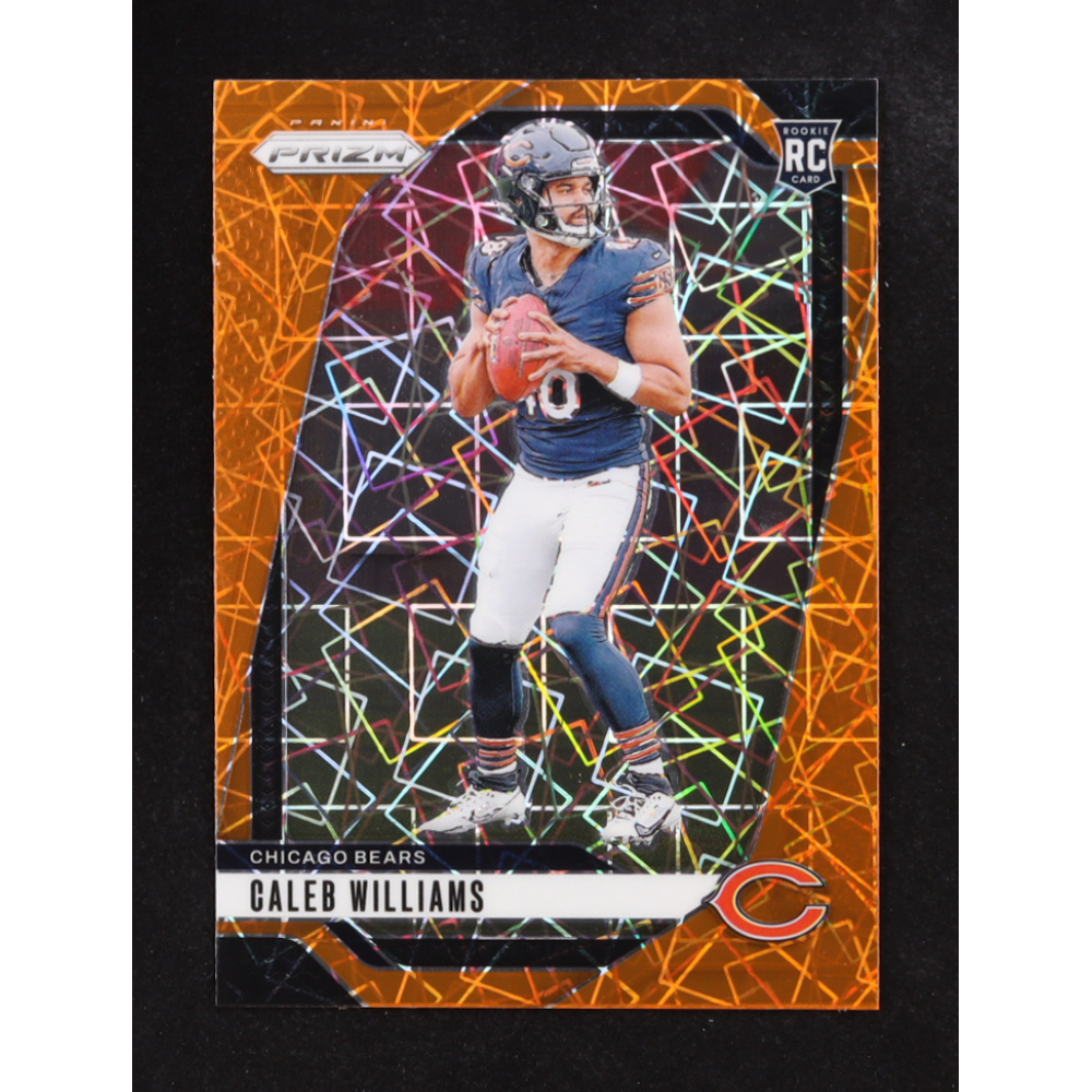 Caleb Williams 2024 Panini Prizm Prizms Lazer #301 RC at PristineAuction.com