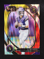 J.J. McCarthy 2024 Select Prizm Red and Yellow Shock #246 RC at PristineAuction.com