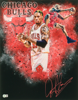 Dennis Rodman Signed Bulls 16x20 Photo (Beckett) at PristineAuction.com