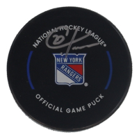 Chris Kreider Signed Rangers Logo Hockey Puck (Beckett) at PristineAuction.com