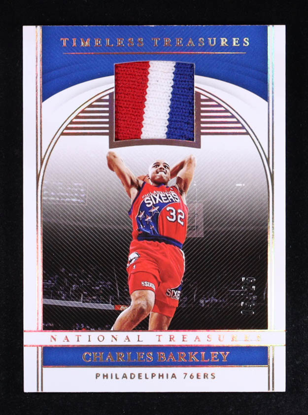 Charles Barkley 2019-20 Panini National Treasures Timeless Treasures Materials Prime #30 #05/25 at PristineAuction.com Charles Barkley 2019-20 Panini National Treasures Timeless Treasures Materials Prime #30 #05/25 at PristineAuction.com