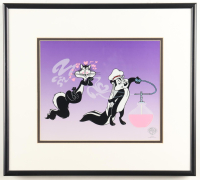 Looney Tunes "Pepe Le Pew Loves You" LE Custom Framed Sericel Display at PristineAuction.com