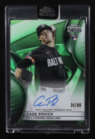 Cade Povich 2025 Topps Chrome Black Autographs #CBA-CP RC #34/99 at PristineAuction.com