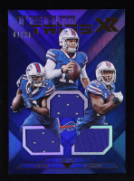 Josh Allen / LeSean McCoy / Zay Jones 2019 Panini XR Team Trios Materials Blue #2 #01/49 at PristineAuction.com