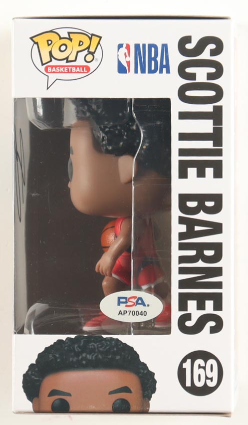 Scottie Barnes Signed "Toronto Raptors" #169 Funko Pop! Vinyl Figure (PSA) at PristineAuction.com Scottie Barnes Signed "Toronto Raptors" #169 Funko Pop! Vinyl Figure (PSA) at PristineAuction.com