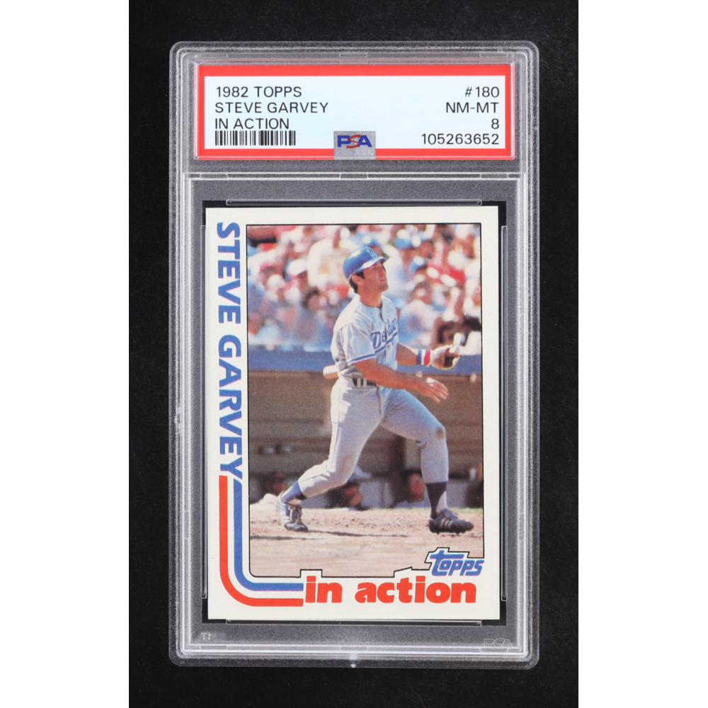 Steve Garvey 1982 Topps #180 (PSA 8) at PristineAuction.com