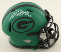 Davante Adams Signed Packers Rave Alternate Speed Mini Helmet (Beckett) at PristineAuction.com