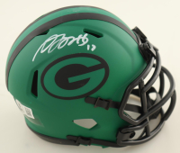 Davante Adams Signed Packers Rave Alternate Speed Mini Helmet (Beckett) at PristineAuction.com