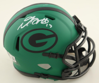 Davante Adams Signed Packers Rave Alternate Speed Mini Helmet (Beckett) at PristineAuction.com
