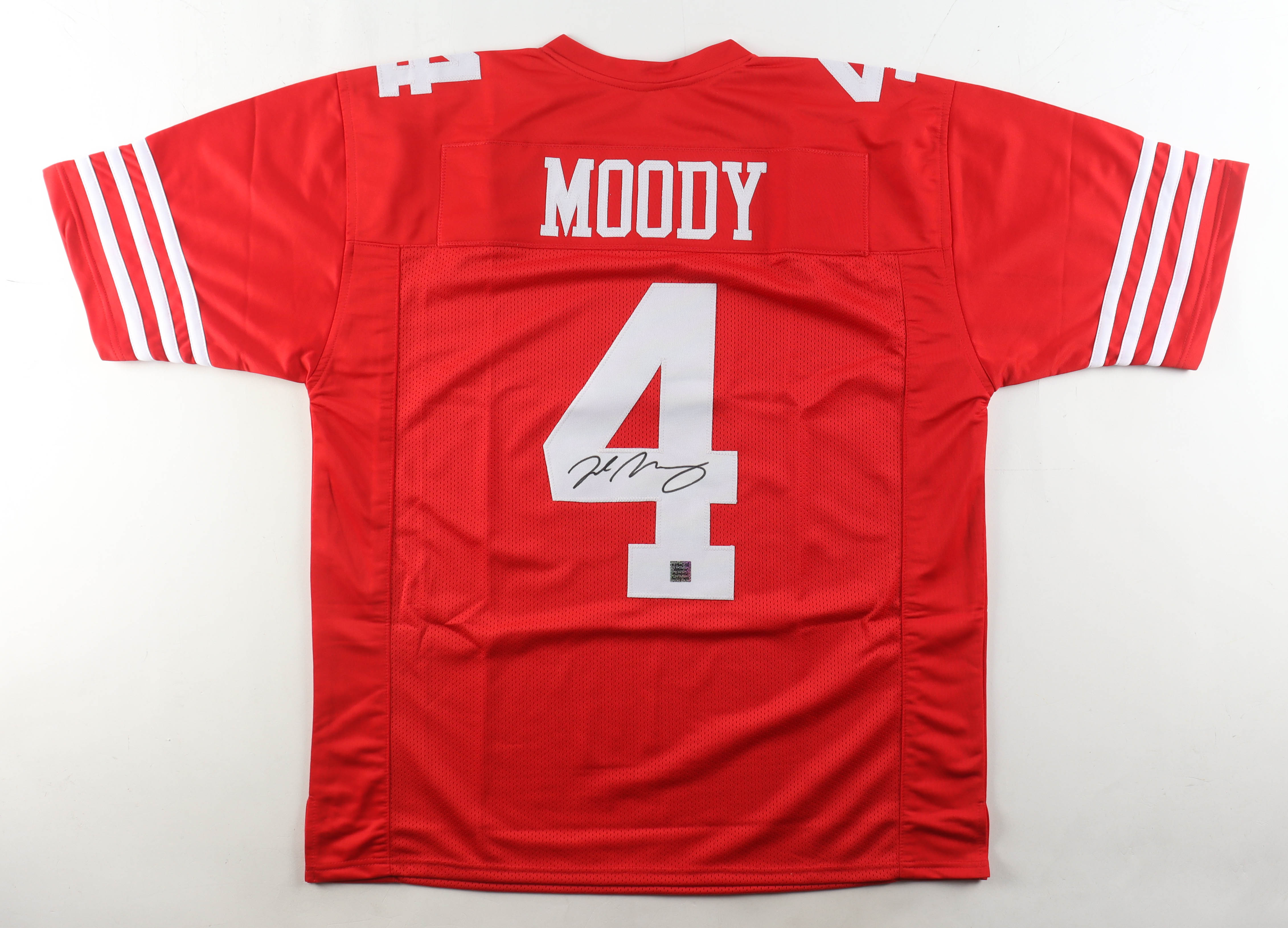 Jake Moody Signed Jersey (Playball Ink) at PristineAuction.com Jake Moody Signed Jersey (Playball Ink) at PristineAuction.com