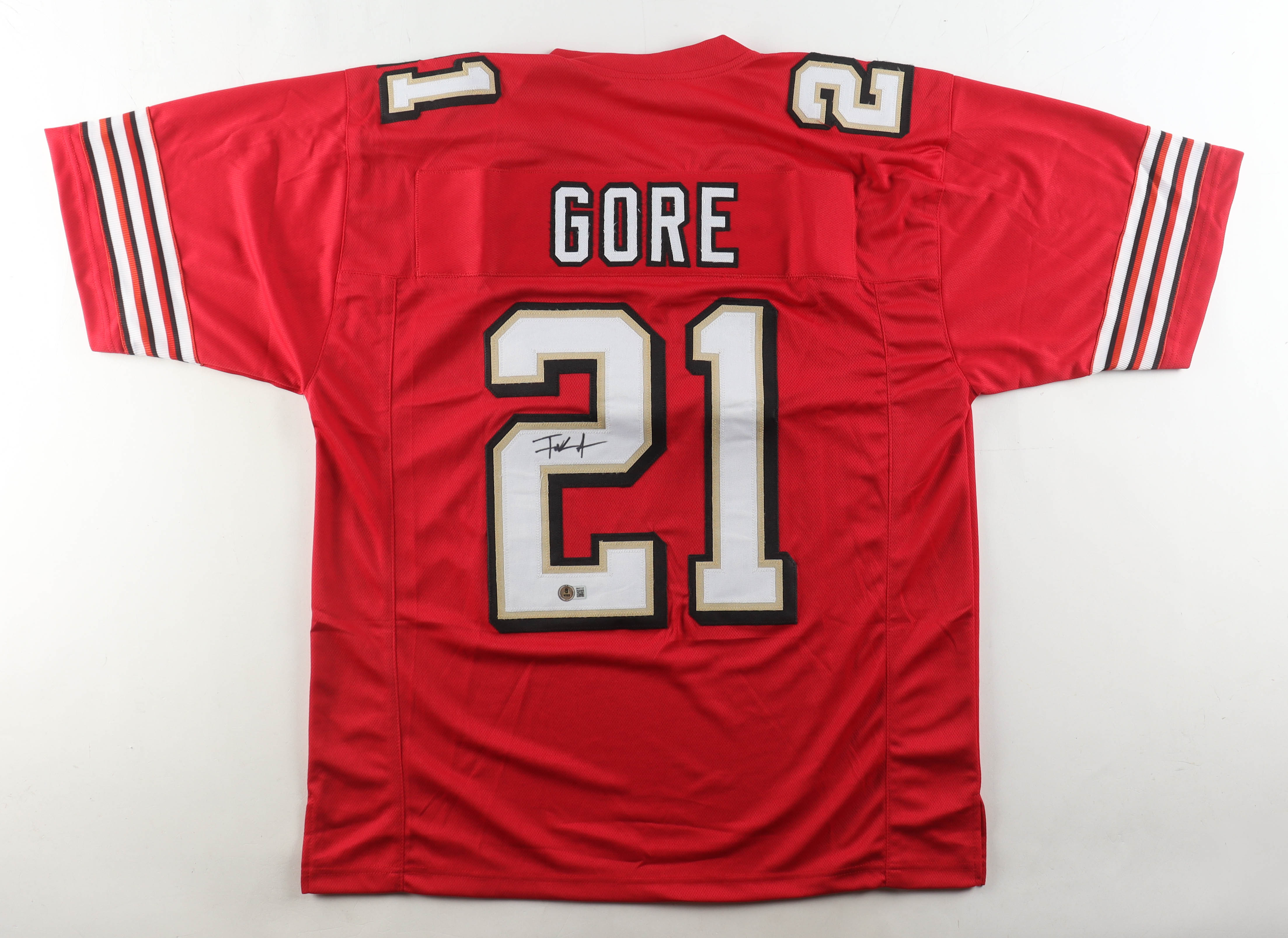 Frank Gore Signed Jersey (Beckett) at PristineAuction.com Frank Gore Signed Jersey (Beckett) at PristineAuction.com